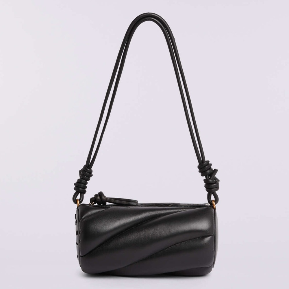 NEW Fiorucci Mella Leather Bag - Black